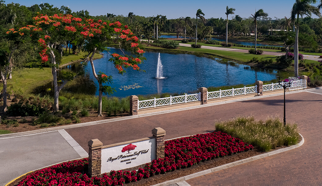 Royal Poinciana sign