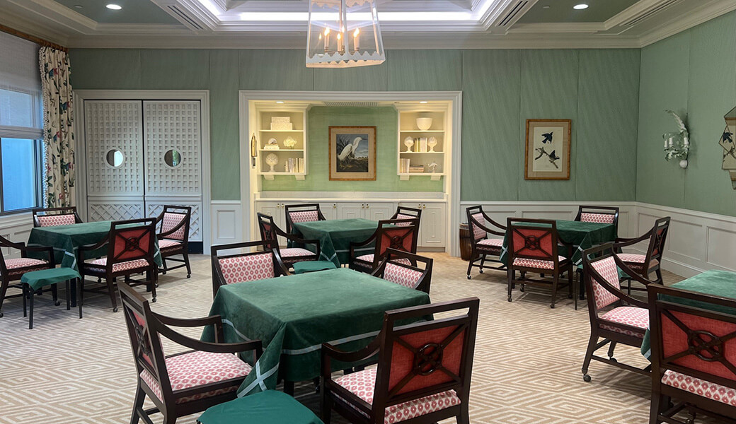 bridge game room
